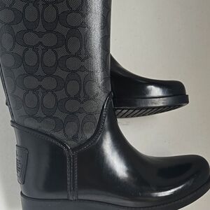 Coach rain boots